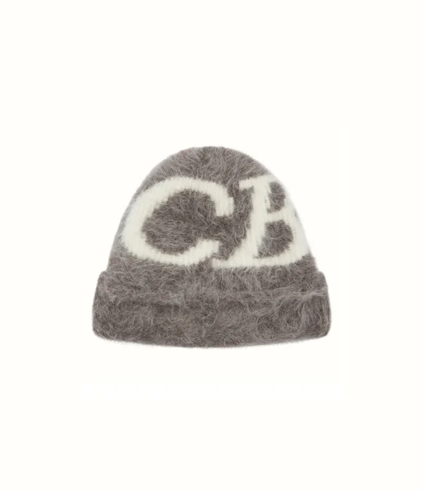 Cole Buxton Alpaca Knit Brown Beanie