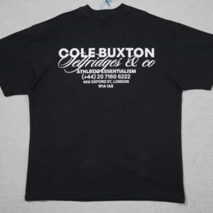 Cole Buxton Basic Logo Black Shirt