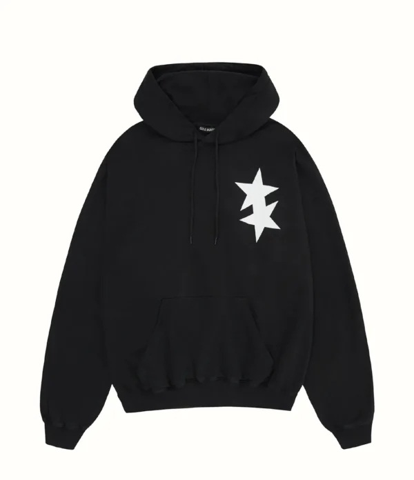 Cole Buxton CB Heavyweight Cropped Logo Black Hoodie