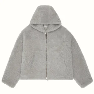 Cole Buxton Cb Hooded Shearling Jacket