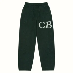 Cole Buxton Cb Logo Knit Green Pants