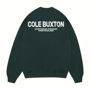 Cole Buxton Cb Sportswear Green Sweatshirt