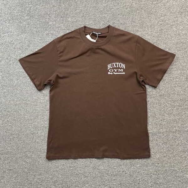 Cole Buxton GYM Logo Brown T Shirt