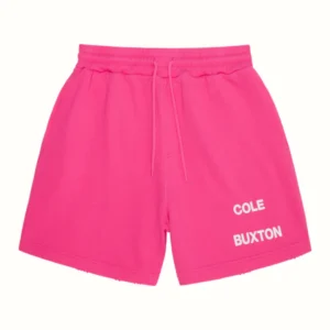 Cole Buxton Stacked Logo Pink Shorts